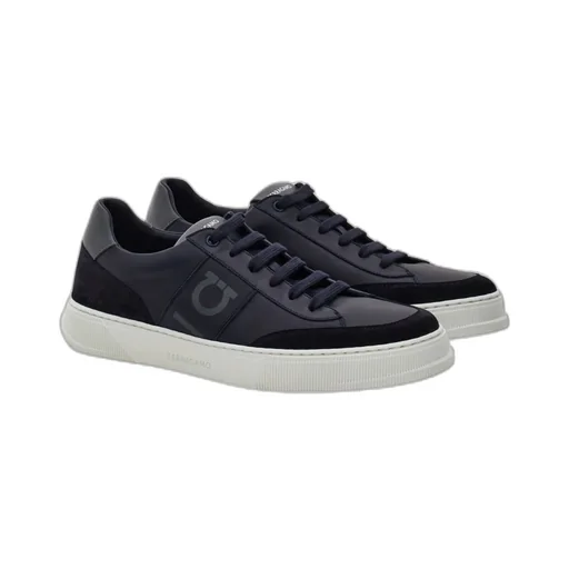 Gancini Logo Low-Top Sneakers