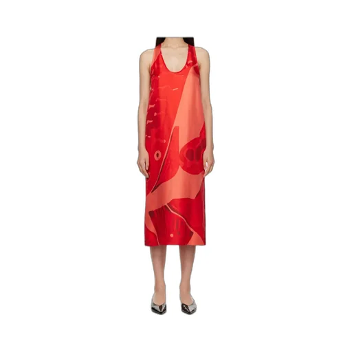 Fish Print Maxi Dress