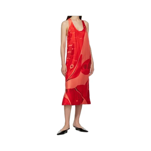 Fish Print Maxi Dress