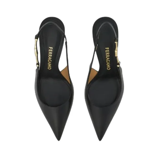 F Buckle Slingback Pump