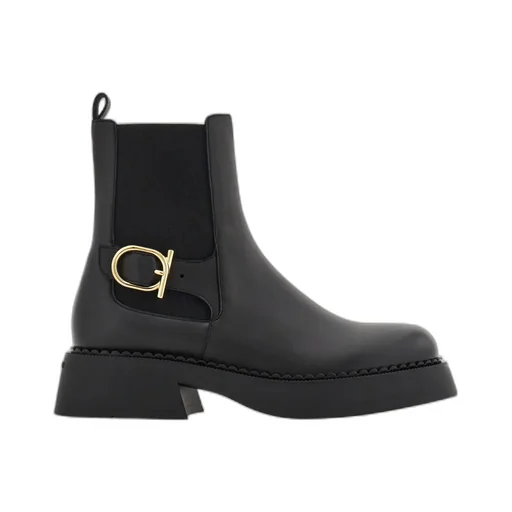 Gancini Buckle Chelsea Boot