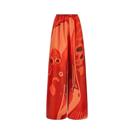 Silk Palazzo Trouser