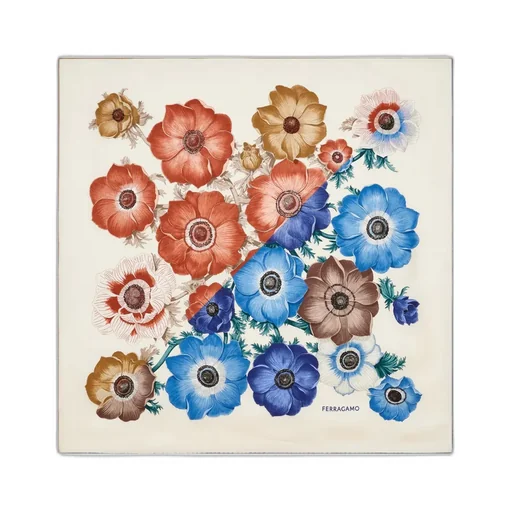 Anemone Printed Foulard