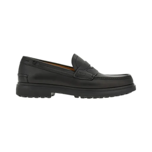 Round Toe Penny Loafers