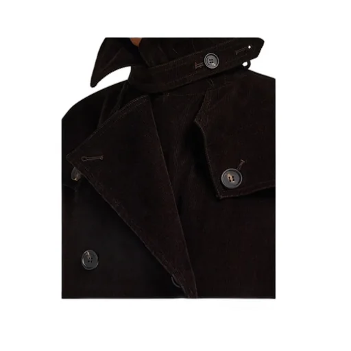 Corduroy Trench Coat