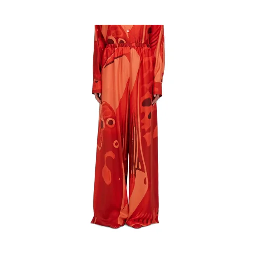 Silk Palazzo Trouser