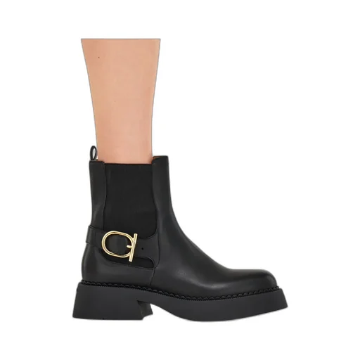 Gancini Buckle Chelsea Boot