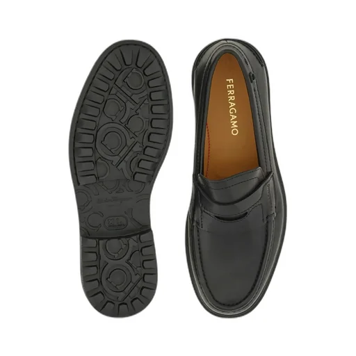 Round Toe Penny Loafers