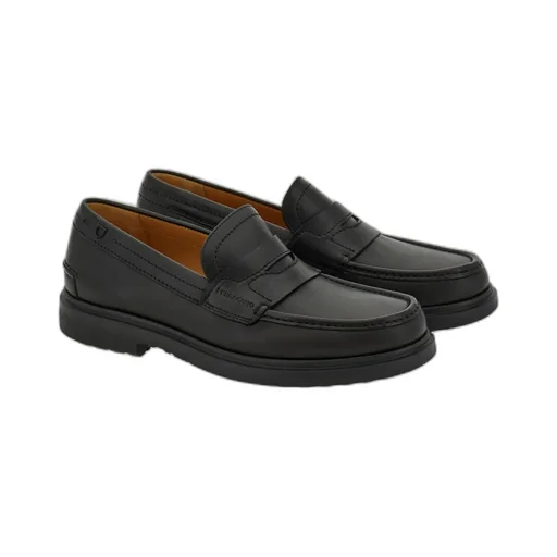 Round Toe Penny Loafers