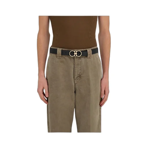 Reversible And Adjustable Gancini Belt