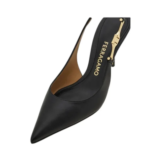 F Buckle Slingback Pump