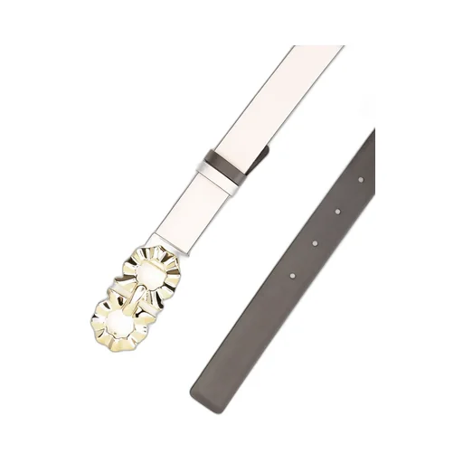 Gancini Shaped Reversible Belt