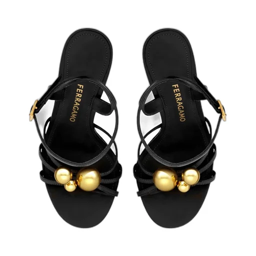 Spherical Heel Sandal