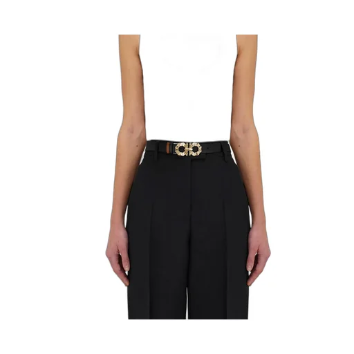 Gancini Shaped Reversible Belt