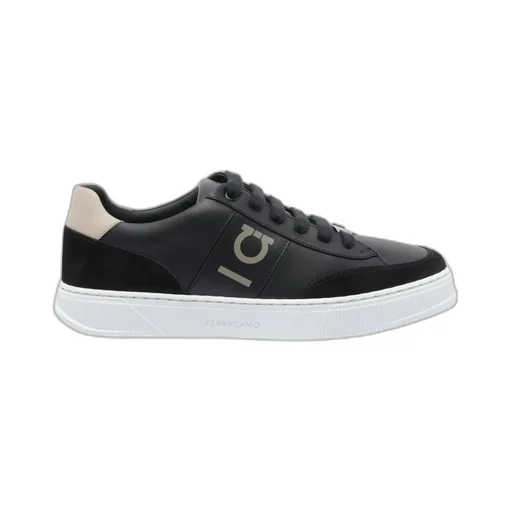 Low-Top Sneaker With Gancini Detail