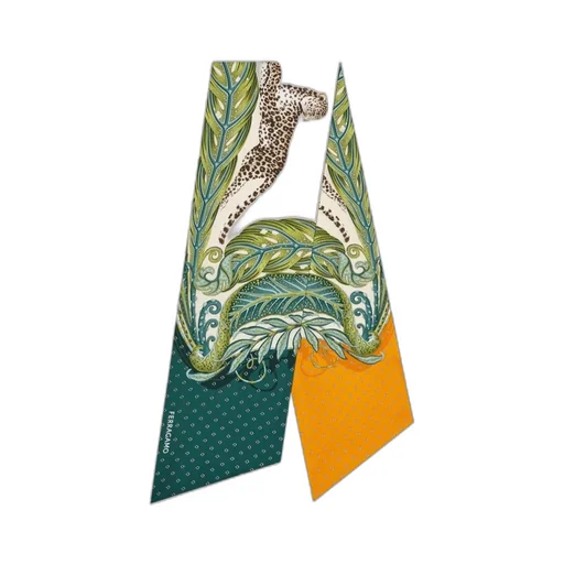 Madras Print Silk Bandeau