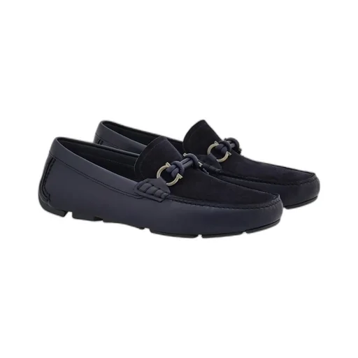Gancini Bit Loafers