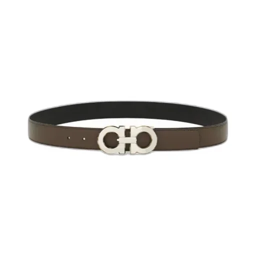 Reversible And Adjustable Gancini Belt