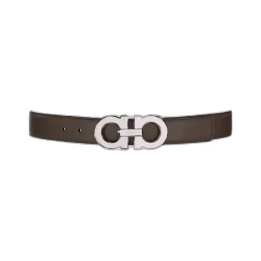 Reversible And Adjustable Gancini Belt