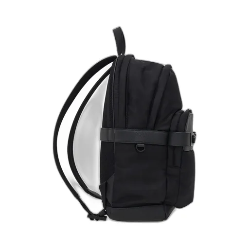 Leather-Trim Backpack