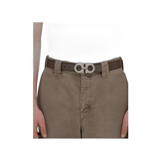 Reversible And Adjustable Gancini Belt