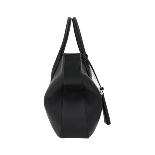Monogram Structured Leather Tote Bag