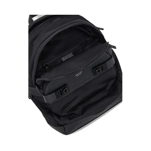 Leather-Trim Backpack