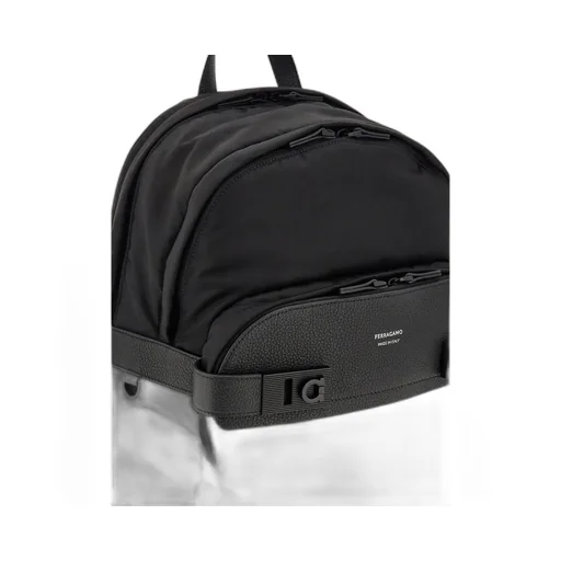 Leather-Trim Backpack