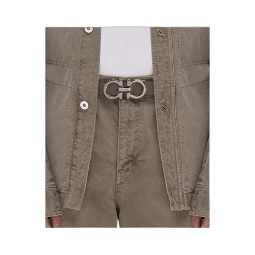 Gancini Reversible Buckle Belt