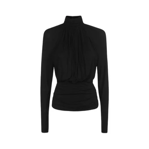 Cut-Out High Neck Top