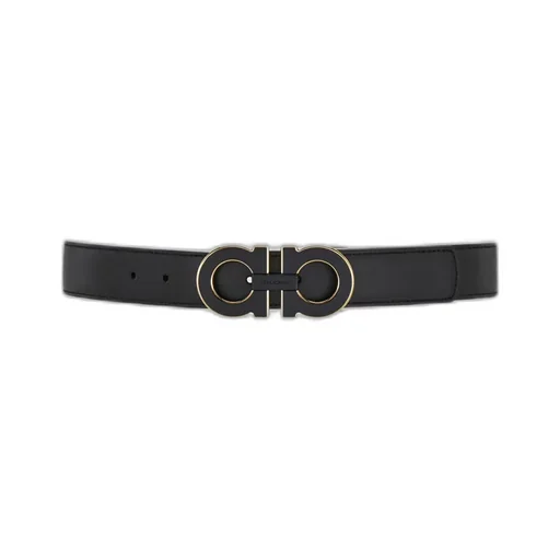 Gancini Leather Belt
