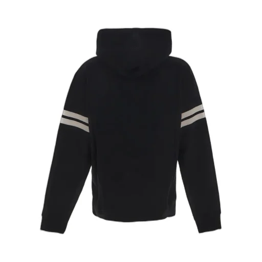 Logo Embroidered Long-Sleeved Hoodie