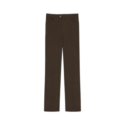 Mid-Rise Straight Leg Pants