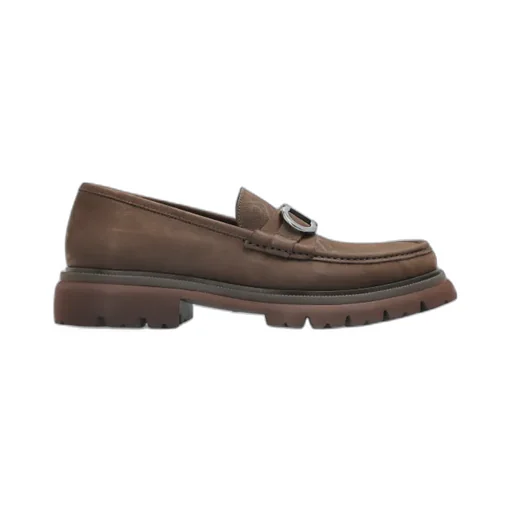 Gancini-Buckle Loafers