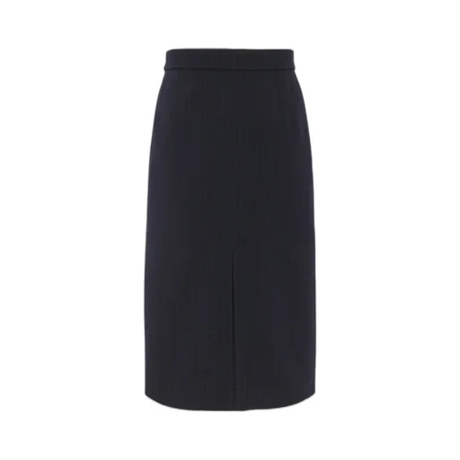 Striped Pencil Skirt