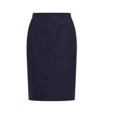 Pinstriped Pencil Skirt