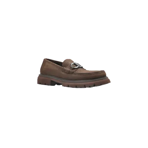 Gancini-Buckle Loafers