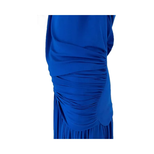 Long T-Shirt Dress With Drape Detail