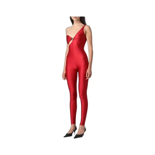 One-Shoulder Sleeveless Jumpsuit