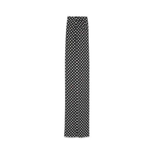 Polka Dots Printed High Waist Trousers