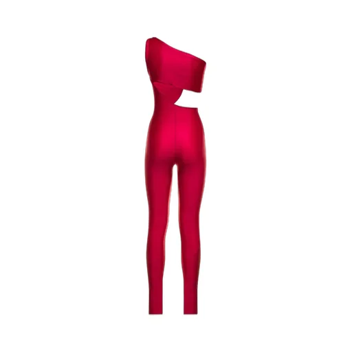 One-Shoulder Sleeveless Jumpsuit