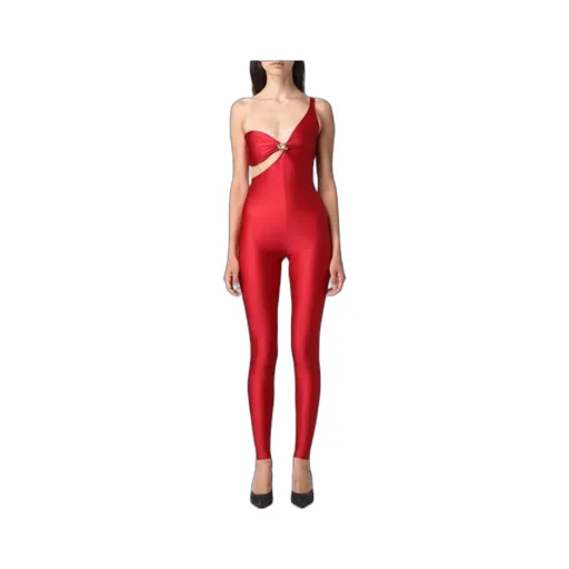 One-Shoulder Sleeveless Jumpsuit