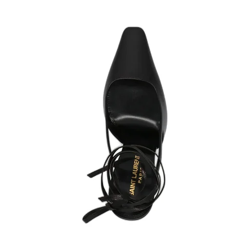 Blade Tie Detailed Slingback Pumps