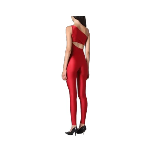 One-Shoulder Sleeveless Jumpsuit