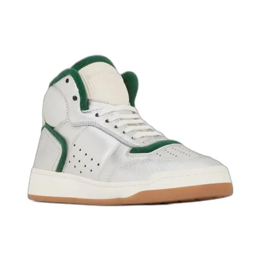 Sl/80 Metallic Effect Mid-Top Sneakers