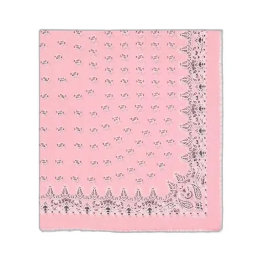 Paisley Printed Frayed Edge Scarf