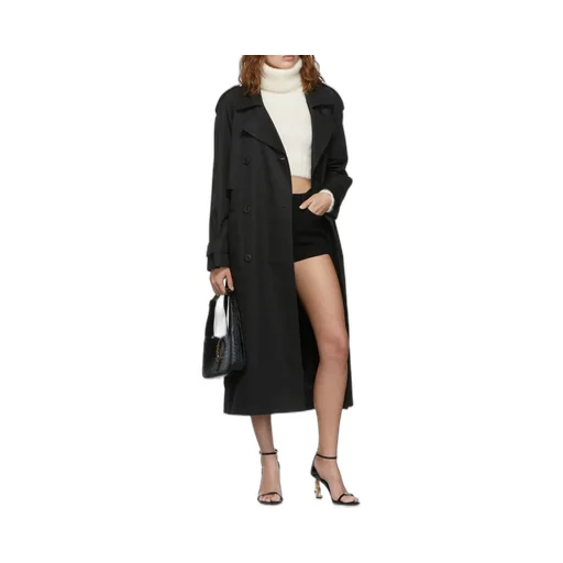 Turtleneck Long-Sleeved Cropped Jumper