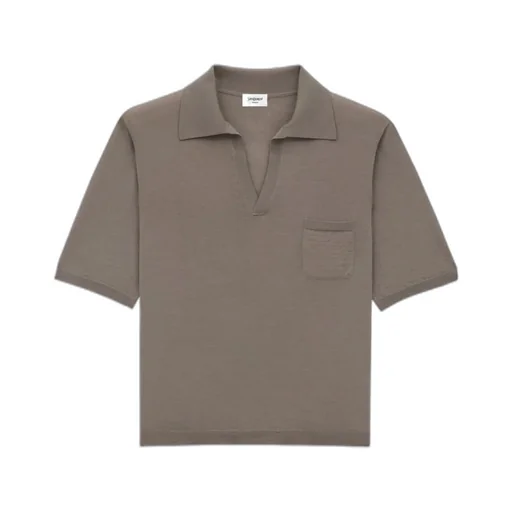 V-Neck Short-Sleeved Polo Shirt