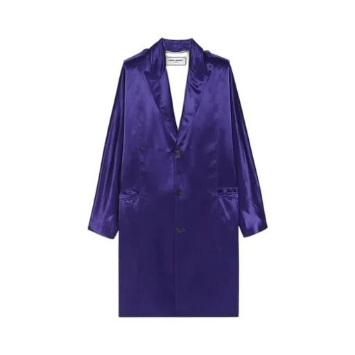 Single-Breasted Long-Sleeved Coat