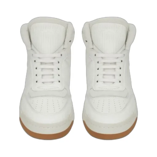 Round Toe Lace-Up Sneakers